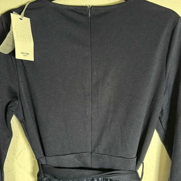 Grace Karin Women's Sequin Sparkly Dress Cocktail Bodycon Dresses medium#277 - Picture 6 of 8